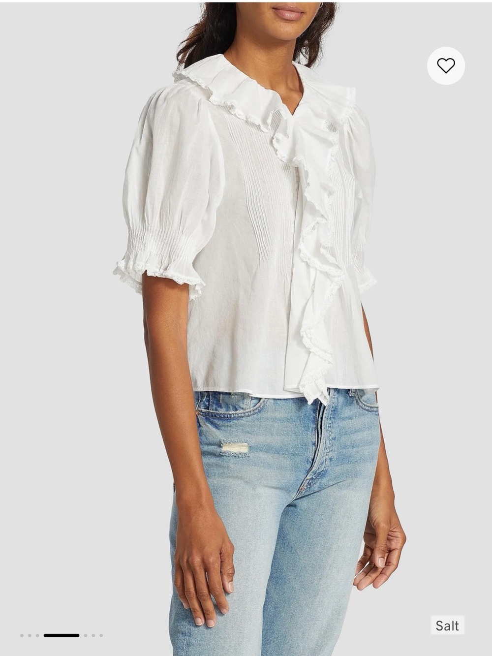 Doen Henri Ruffled Top Size Medium - Picture 4 of 10